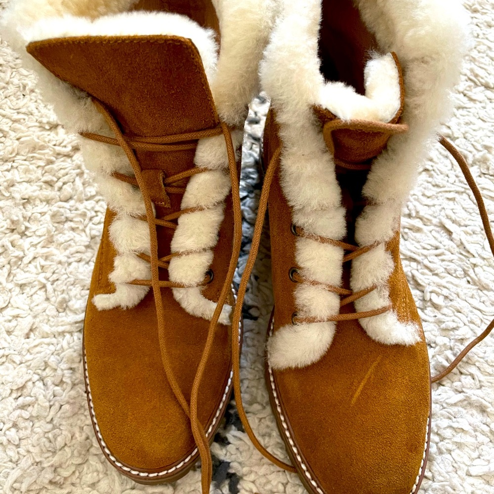 Madewell Shearling Boots